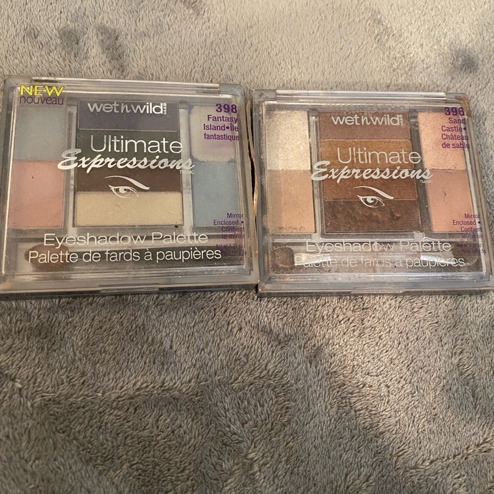 Pre-Owned Ultimate Expressions Eyeshadow Palettes Set Of 2